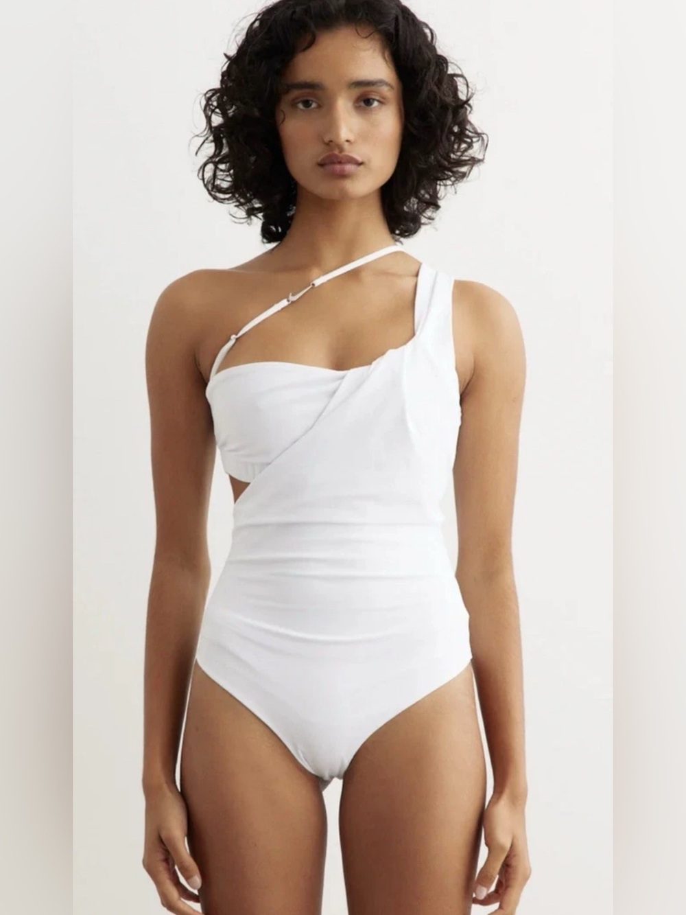 Nike X Jacquemus High Neck One Piece Bodysuit  Woman’s SZ.M White